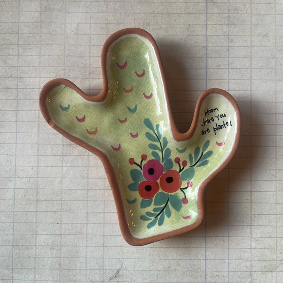 Natural Life Cactus Santa Fe Trinket Dish - Picture 3 of 10